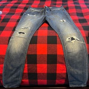 Express performance stretch jean leggings.